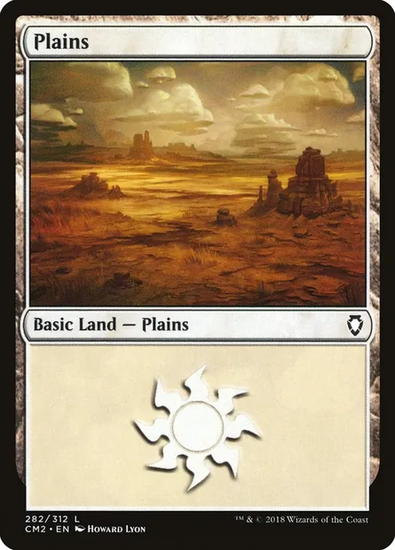 Plains, Magic card CM2 282 — Commander Anthology Volume II set