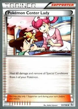 Pokemon Center Lady, Pokémon card WCD15 093-2 — World Championship Decks 2015 set