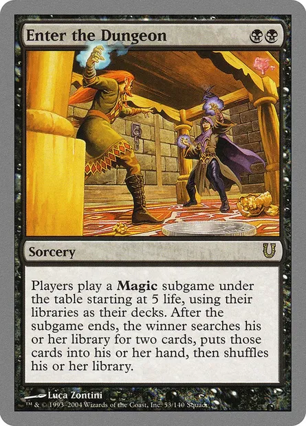 Enter the Dungeon, carte Magic UNH 53 — extension Unhinged