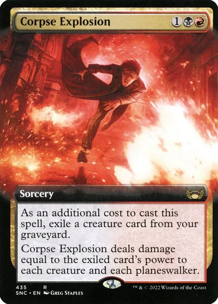 Corpse Explosion, Magic card SNC 435 — Streets of New Capenna set