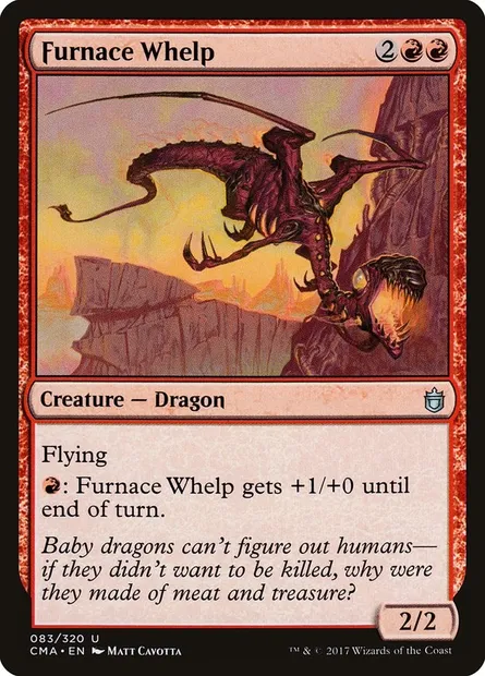 Dragonnet du fourneau, carte Magic CMA 83 — extension Commander Anthology