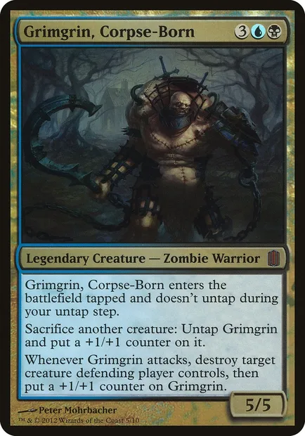 Grimgrin, Corpse-Born, Magic card OCM1 5 — Commander's Arsenal Oversized set