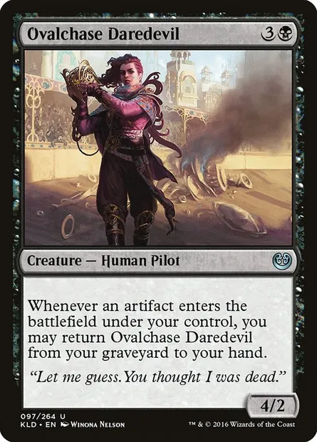 Ovalchase Daredevil, Magic card KLD 97 — Kaladesh set