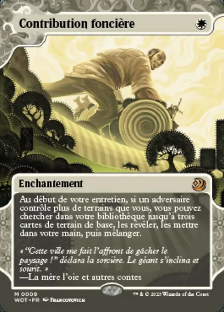 Contribution foncière, carte Magic WOT 9 — extension Wilds of Eldraine: Enchanting Tales