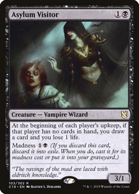 Asylum Visitor, Magic card C19 103 — Commander 2019 set