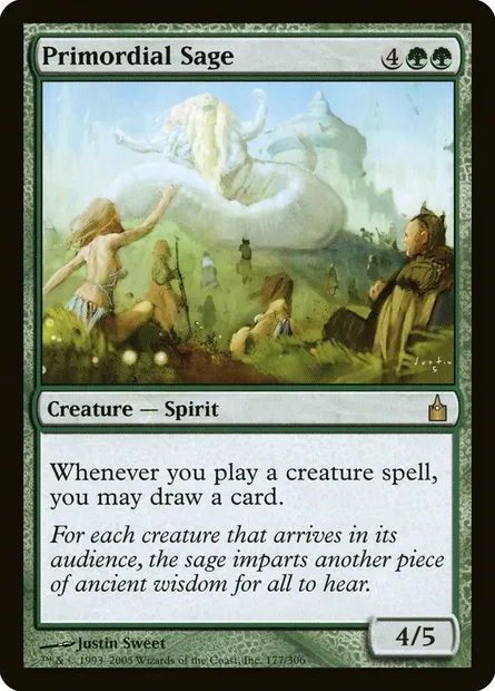 Sage primordial, carte Magic RAV 177 — extension Ravnica: La Cité des Guildes