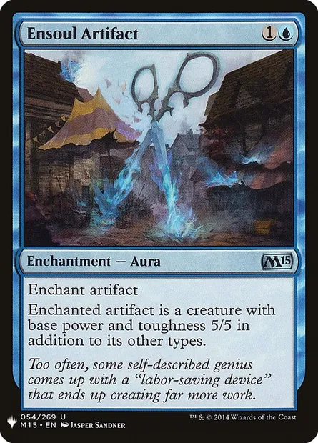 Ensoul Artifact, Magic card PLST M15-54 — The List set