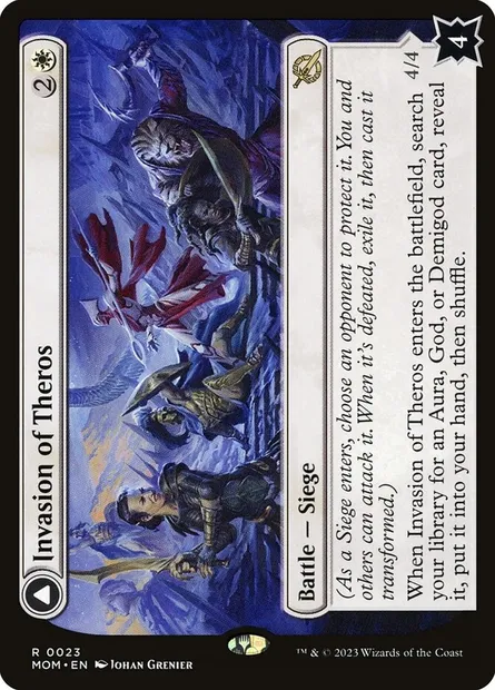 Invasion of Theros // Ephara, Ever-Sheltering, Magic card MOM 23 — March of the Machine set