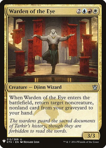 Warden of the Eye, Magic card PLST KTK-212 — The List set
