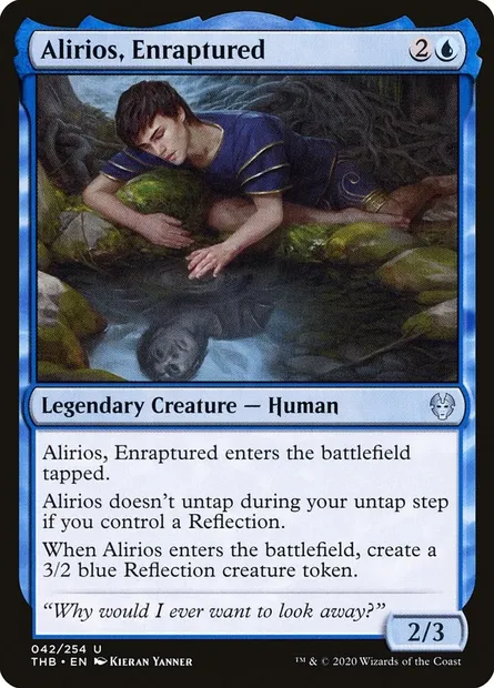Alirios, Enraptured, Magic card THB 42 — Theros Beyond Death set