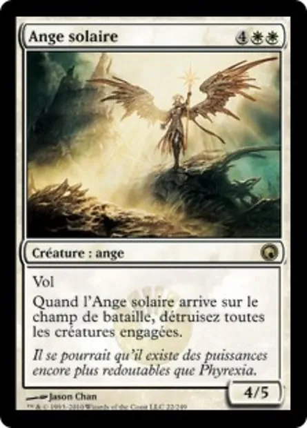 Ange solaire, carte Magic SOM 22 — extension Cicatrices de Mirrodin