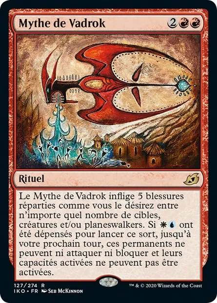 Mythe de Vadrok, carte Magic IKO 127 — extension Ikoria: Lair of Behemoths