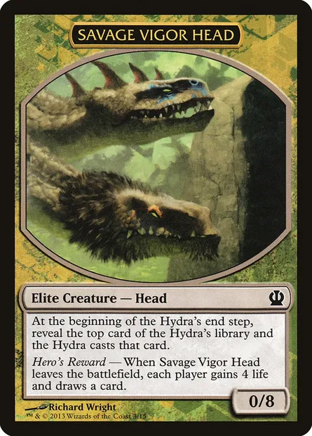 Savage Vigor Head, Magic card TFTH 3 — Face the Hydra set