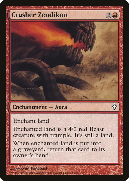 Crusher Zendikon, Magic card WWK 78 — Worldwake set