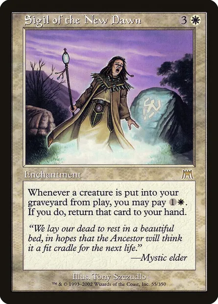 Sigil of the New Dawn, Magic card ONS 55 — Onslaught set