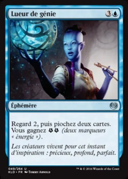 Lueur de génie, carte Magic KLD 49 — extension Kaladesh