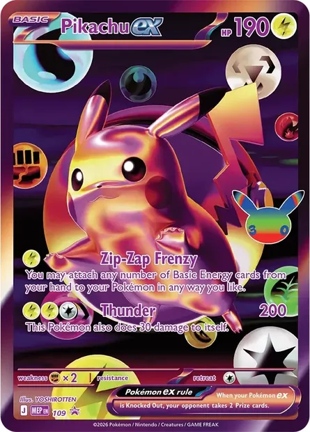 Volbeat, Pokémon card 30C 003 — 30th Celebration set
