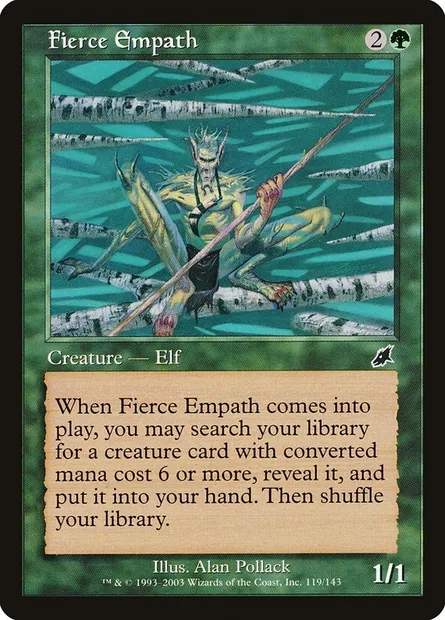 Fierce Empath, Magic card SCG 119 — Scourge set