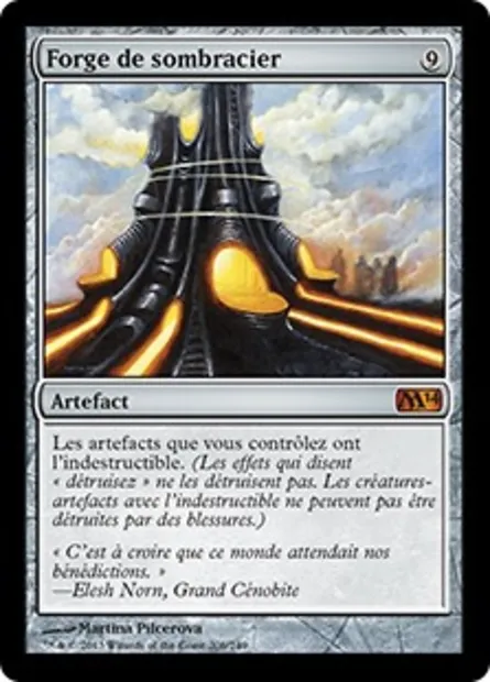 Forge de sombracier, carte Magic M14 206 — extension Magic 2014