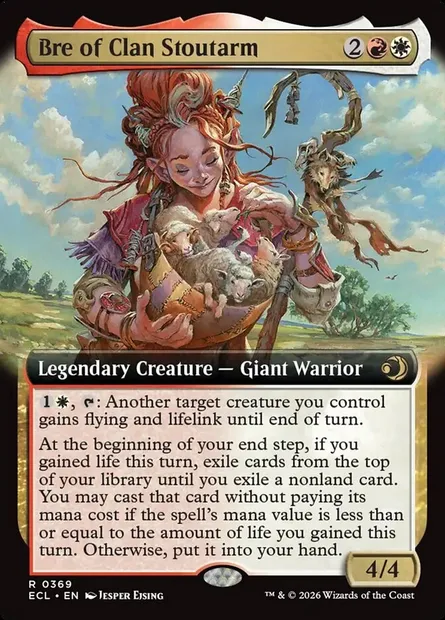 Bre of Clan Stoutarm, Magic card ECL 369 — Lorwyn Eclipsed set