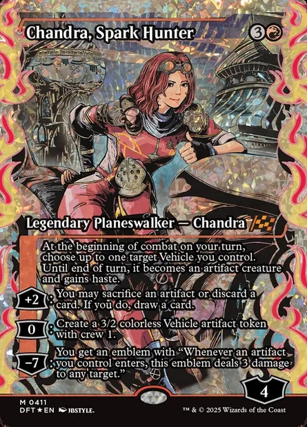 Chandra, Spark Hunter, Magic card DFT 411 — Aetherdrift set