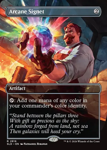 Arcane Signet, Magic card SLD 2816 — Secret Lair Drop set