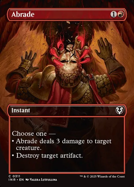 Abrade, Magic card INR 311 — Innistrad Remastered set