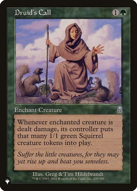 Druid's Call, Magic card PLST ODY-239 — The List set