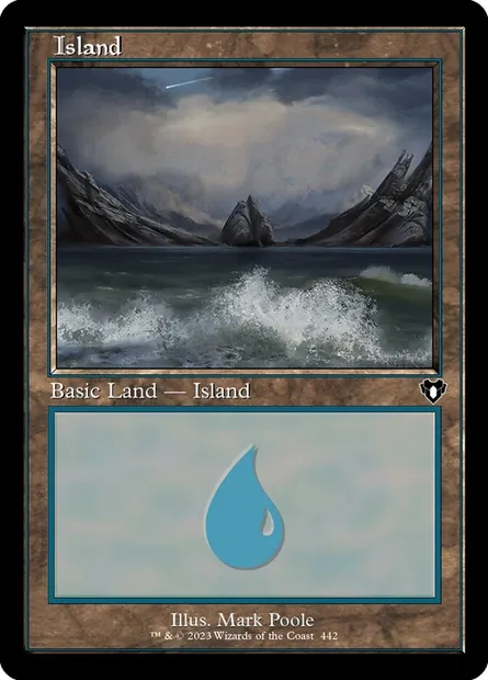 Island, Magic card CMM 442 — Commander Masters set