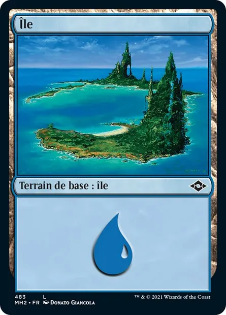 Île, carte Magic MH2 483 — extension Horizons du Modern 2