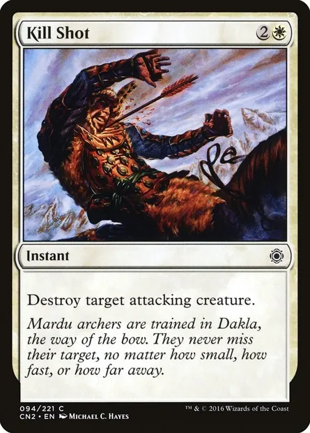 Kill Shot, Magic card CN2 94 — Conspiracy: Take the Crown set
