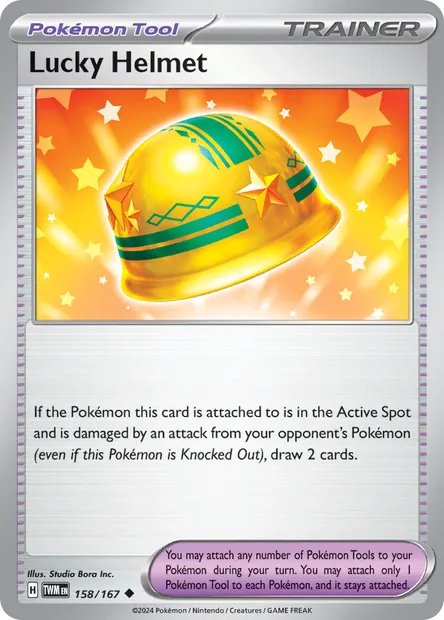 Lucky Helmet, Pokémon card TWM 158 — Twilight Masquerade set