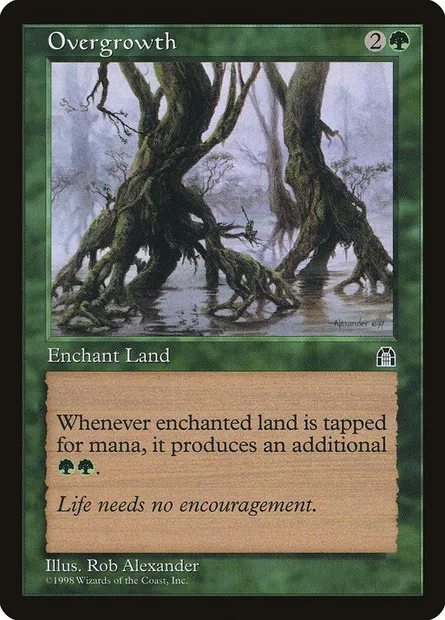 Overgrowth, Magic card STH 111 — Stronghold set