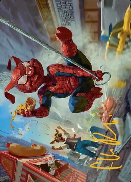Spider-Ham, Peter Porker // Spider-Ham, Peter Porker, Magic card ASPM 19 — Marvel's Spider-Man Art Series set