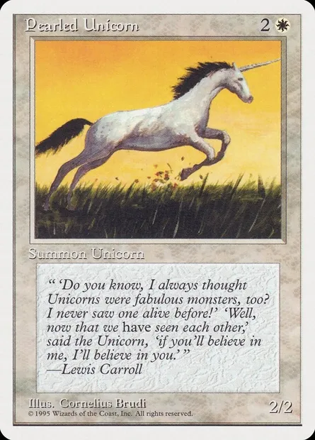 Pearled Unicorn, Magic card RQS 6 — Rivals Quick Start Set set