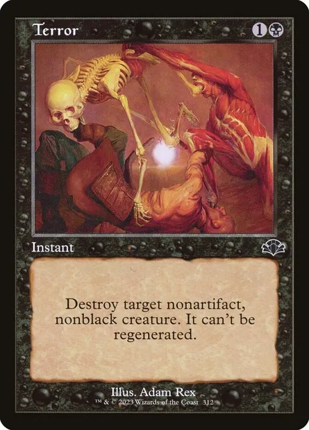 Terror, Magic card DMR 312 — Dominaria Remastered set