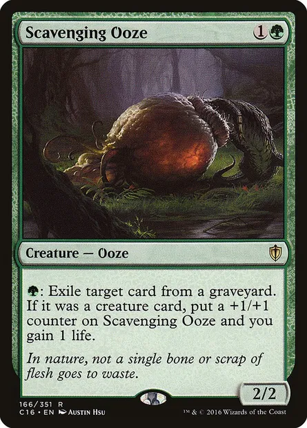 Scavenging Ooze, Magic card C16 166 — Commander 2016 set