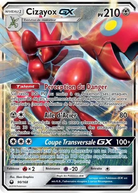 Cizayox GX, carte Pokémon CES 90 — extension Tempête Céleste