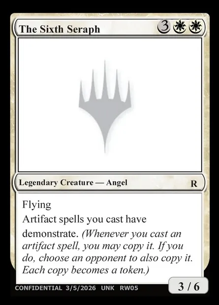 The Sixth Seraph, Magic card UNK RW05c — Unknown Event set