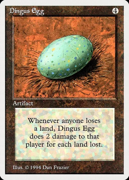 OEuf de Dingus, carte Magic SUM 244 — extension Summer Magic / Edgar