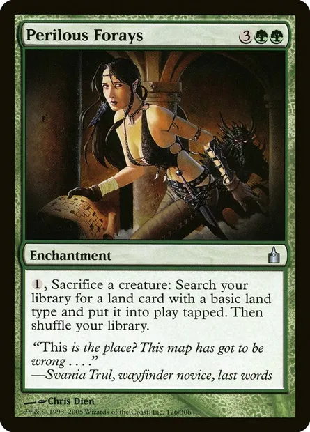 Perilous Forays, Magic card RAV 176 — Ravnica: City of Guilds set