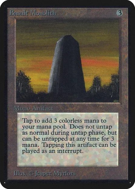 Basalt Monolith, Magic card LEA 231 — Limited Edition Alpha set