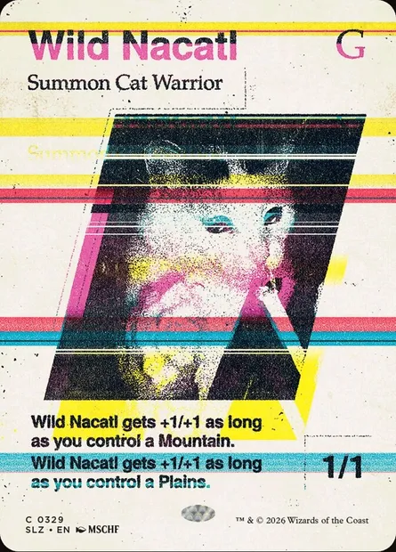 Wild Nacatl, Magic card SLZ 329 — The Zeta Set set