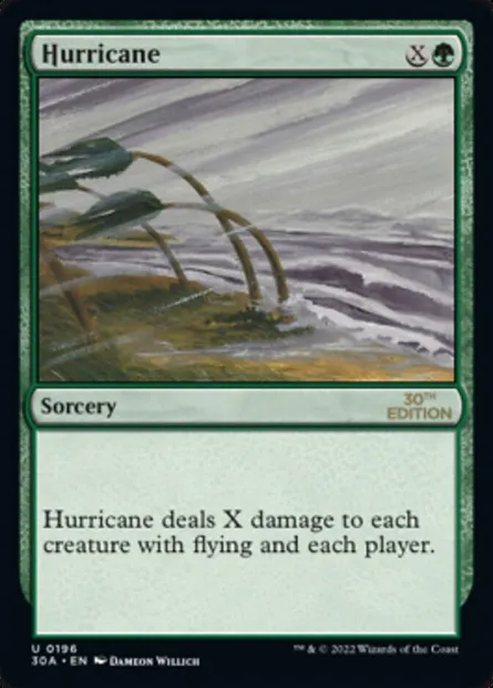 Ouragan, carte Magic 30A 196 — extension 30th Anniversary Edition