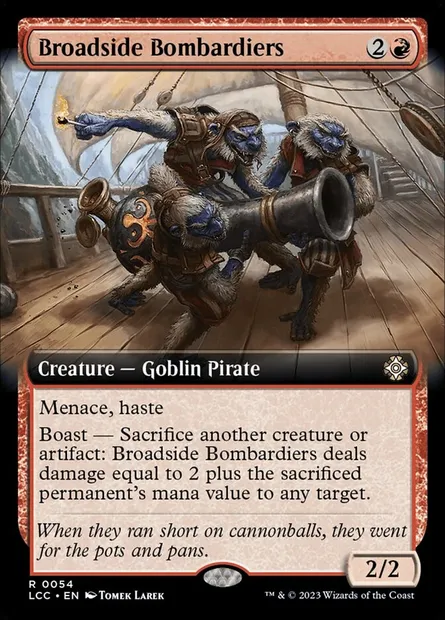 Broadside Bombardiers, Magic card LCC 54 — The Lost Caverns of Ixalan Commander set