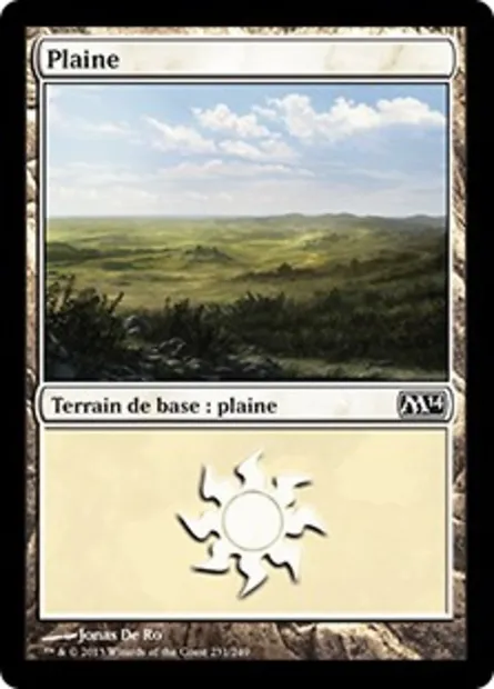 Plaine, carte Magic M14 231 — extension Magic 2014