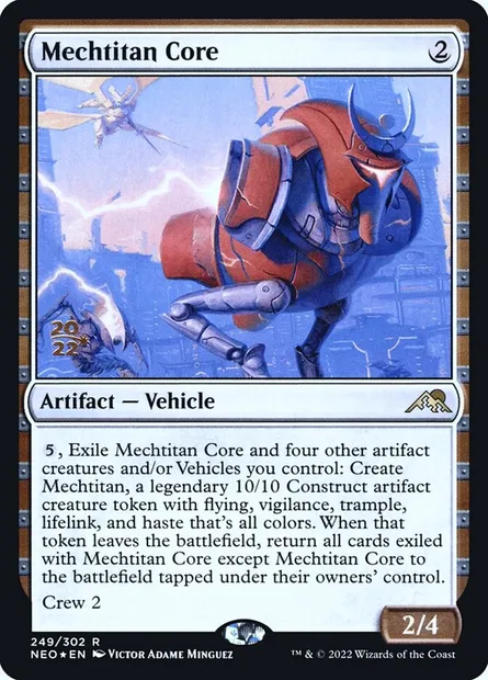 Mechtitan Core, Magic card PNEO 249s — Kamigawa: Neon Dynasty Promos set