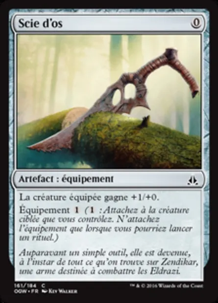 Scie d'os, carte Magic OGW 161 — extension Le serment des Sentinelles