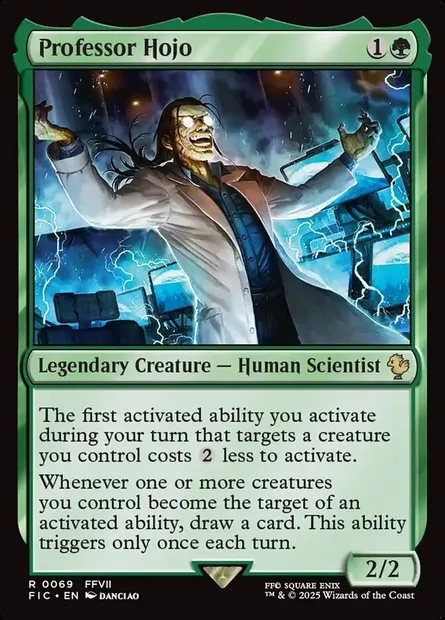 Professor Hojo, Magic card FIC 69 — Final Fantasy Commander set