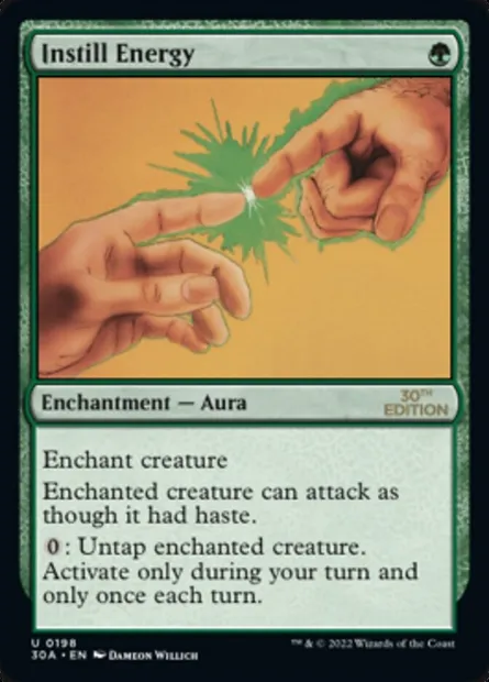 Instill Energy, Magic card 30A 198 — 30th Anniversary Edition set